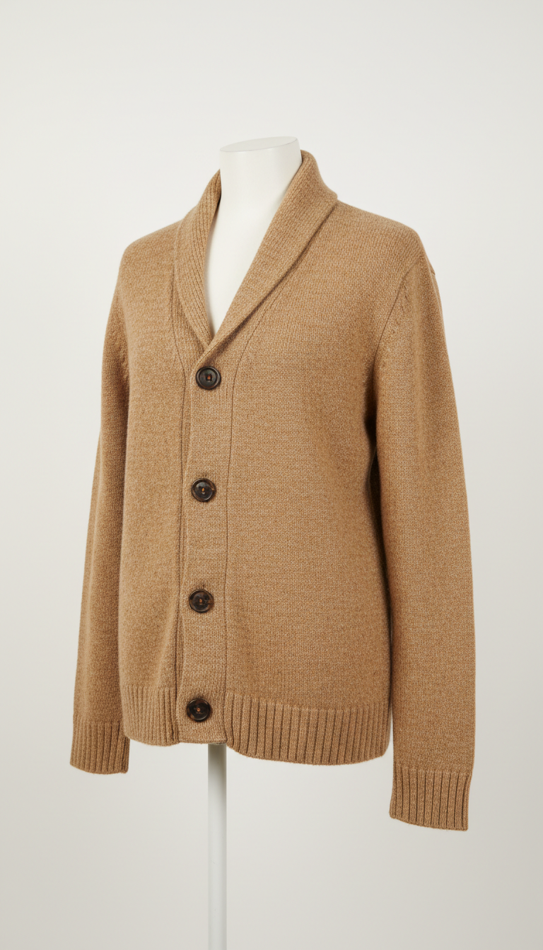 Camel Heather cardigan
